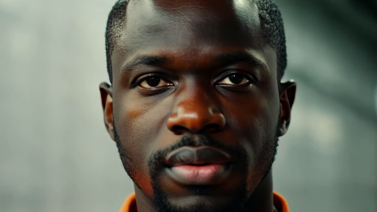 retrato de un joven negro