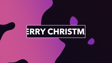 merry christmas with memphis abstract geometric shapes