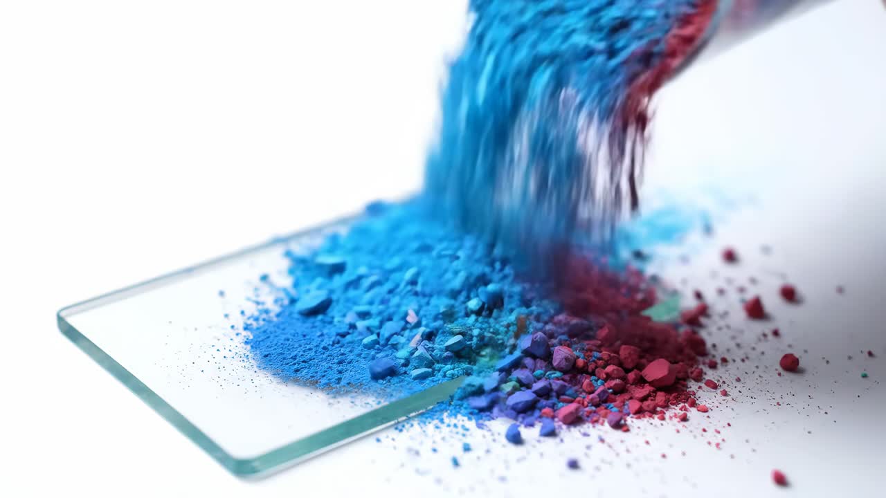 Pigmento in polvere colorato