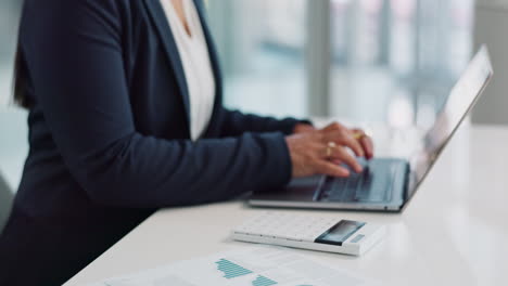 business woman working on reports