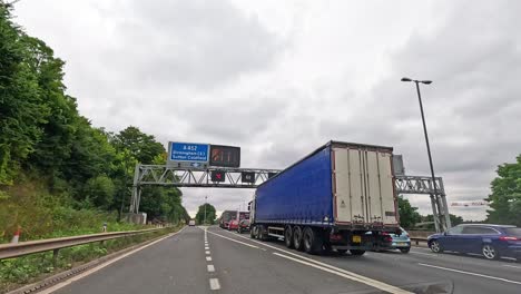 vehicles moving along a busy birmingham road