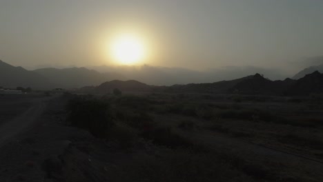 Aerial---Sunrise-sliding---Hatta