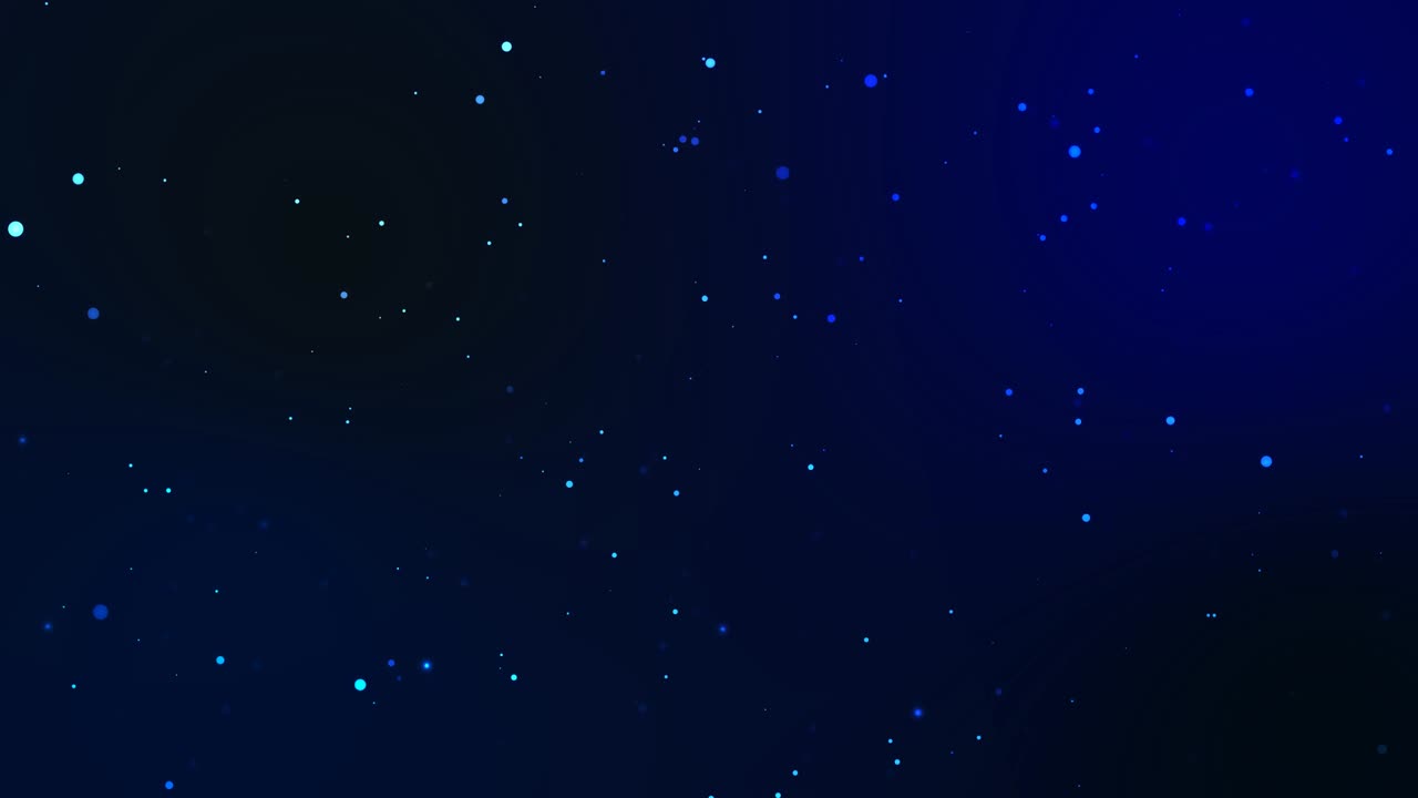 Blur and bokeh abstract motion glittering particles and dark blue ...