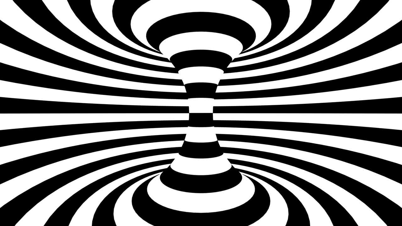 ilusión espiral hipnótica bucle sin costuras