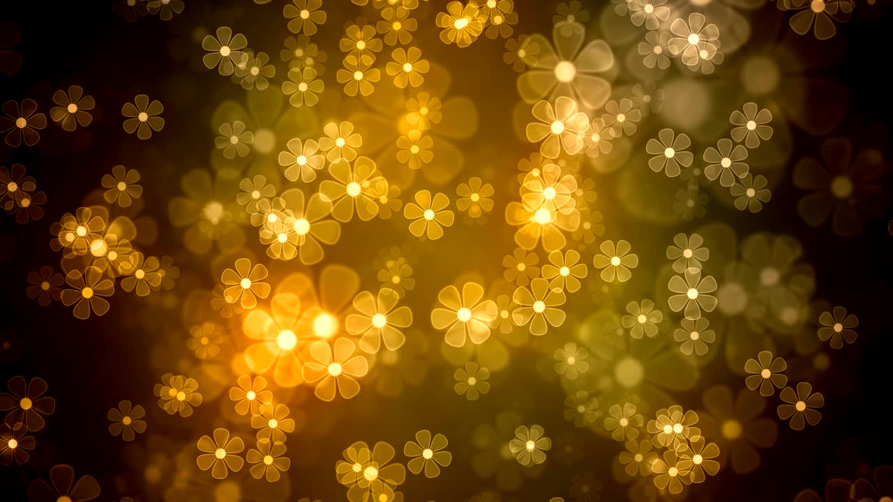 추상적인 빛의 꽃