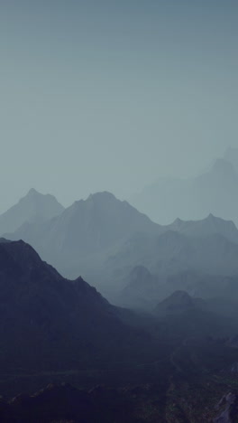 misty mountains