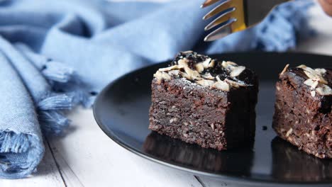 chocolate coconut brownies