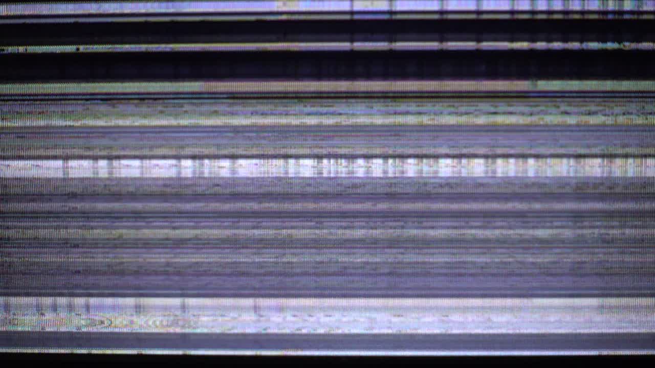 Bad television signal. Breakage of the monitor. Breakage of the monitor