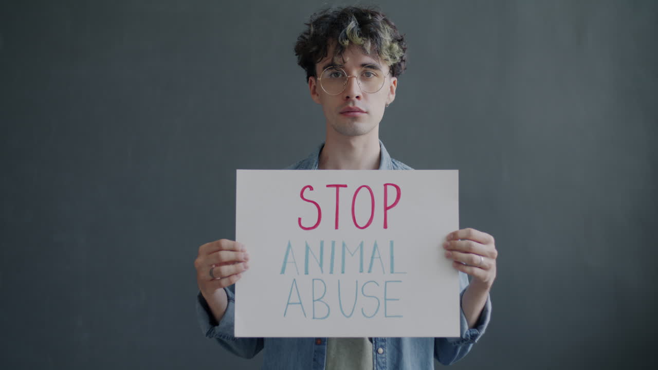 Protest Against Animal Abuse