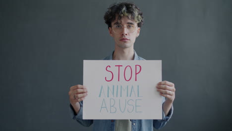 protest against animal abuse