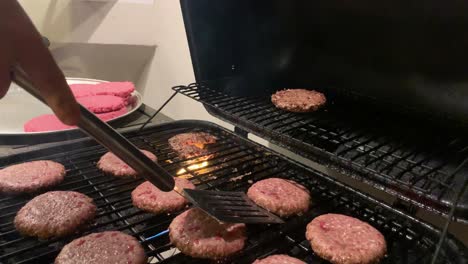 Grilling-up-some-Burgers-hd