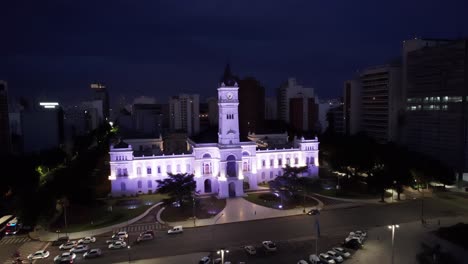 night view of a city hall in brazil