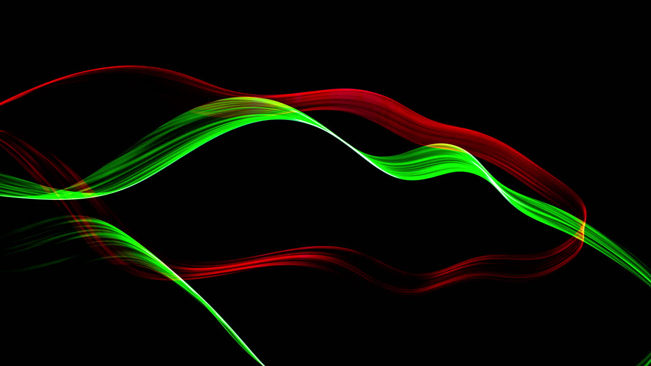 불빛 케이블로 만들어진 빛의 흔적이 움직입니다.