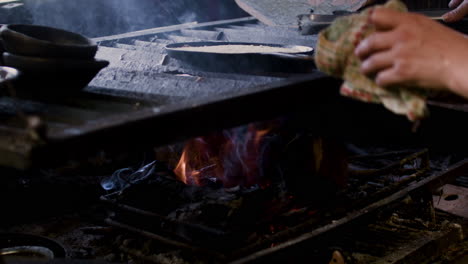 person cooking latin food