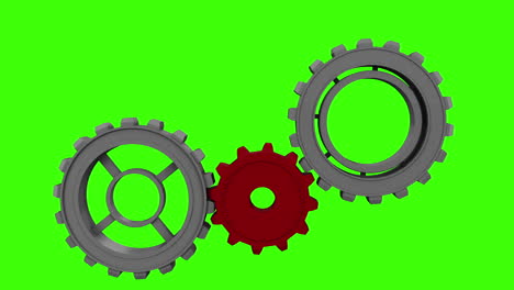 Cogs-and-wheels-turning-on-green-screen