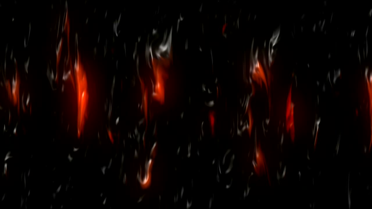 fondo de fuego abstracto. bucle