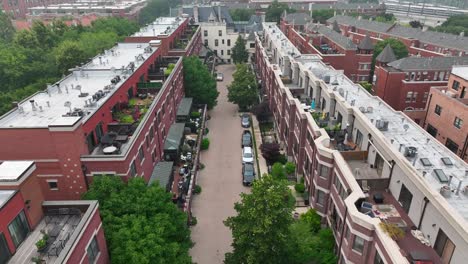 modern apartments in downtown american city