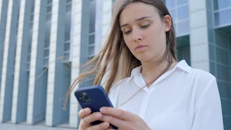 blonde woman, on a phone