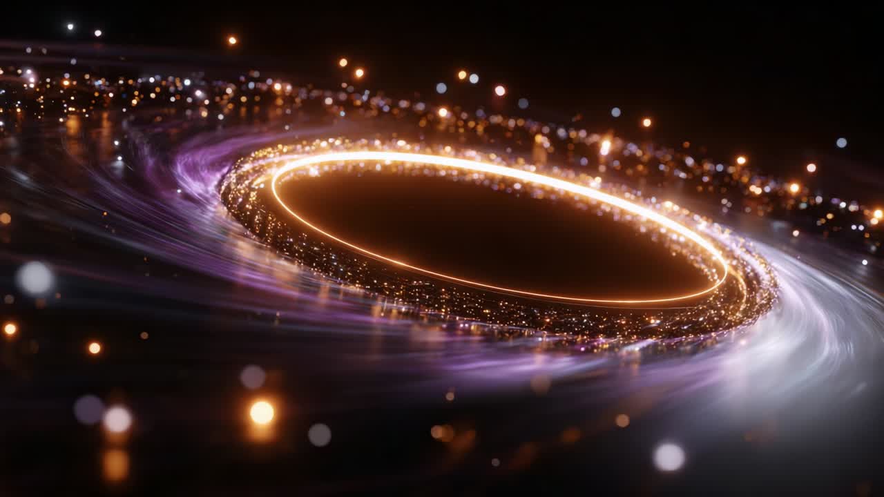 A Captivating Journey Through a Cosmic Vortex, Revealing the Enigmatic Beauty of a Spiraling Galaxy Nucleus Surrounded by Twinkling Stars and Celestial Glows in a Magnificent Display of Astral Wonder