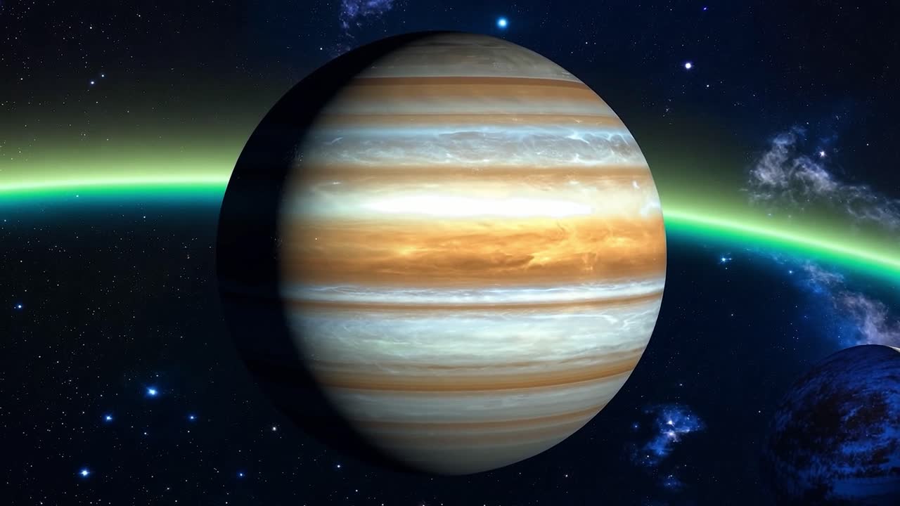 юпитер, газовый гигант, в солнечной системе
