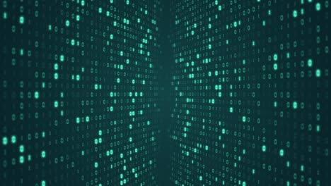 schermo a colori verde con codice numerico digitale
