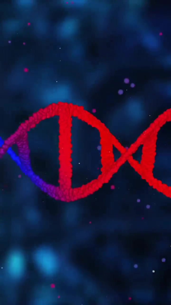 Animating DNA strand and binary coding for scientific data processing