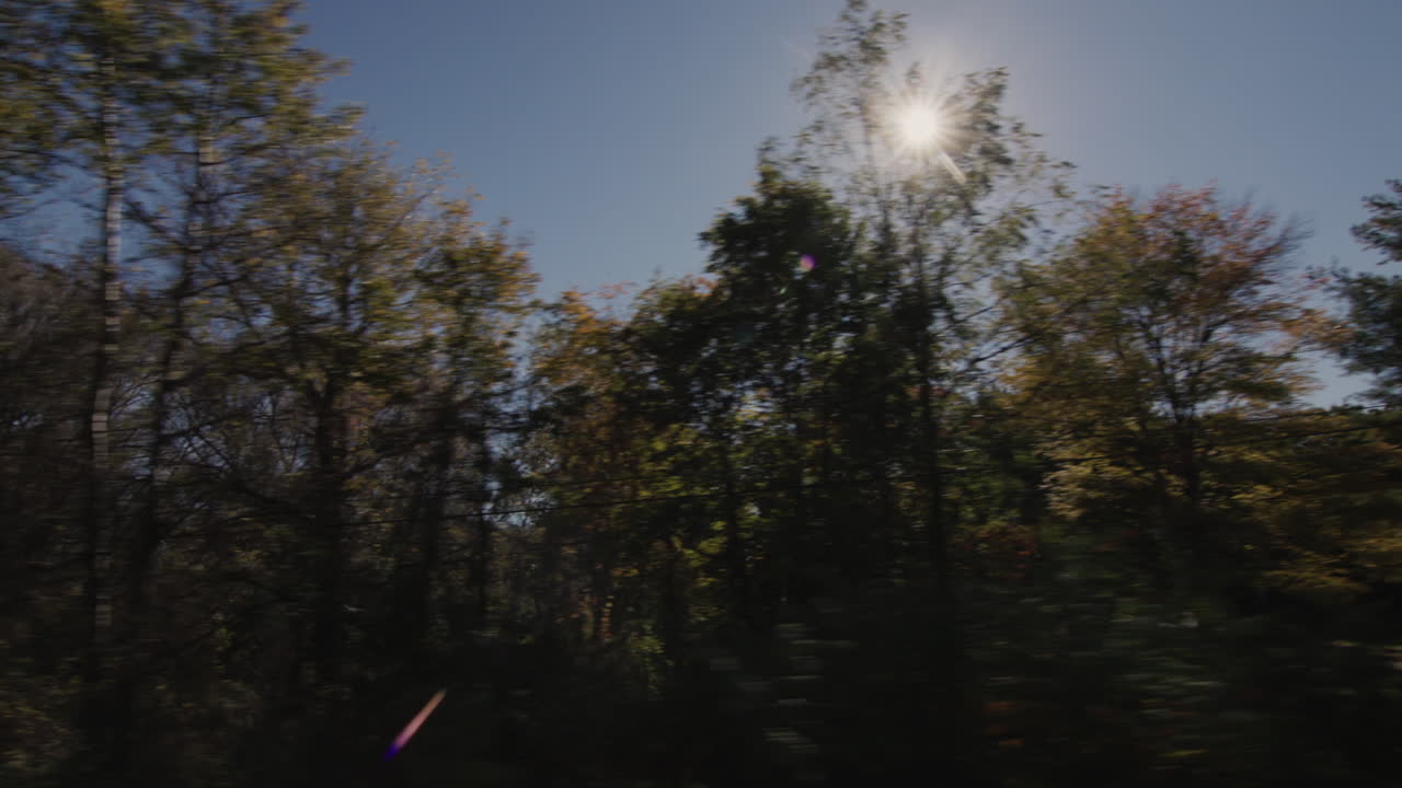 viajar a través de la región agrícola de los ee.uu., vista de la ventana lateral