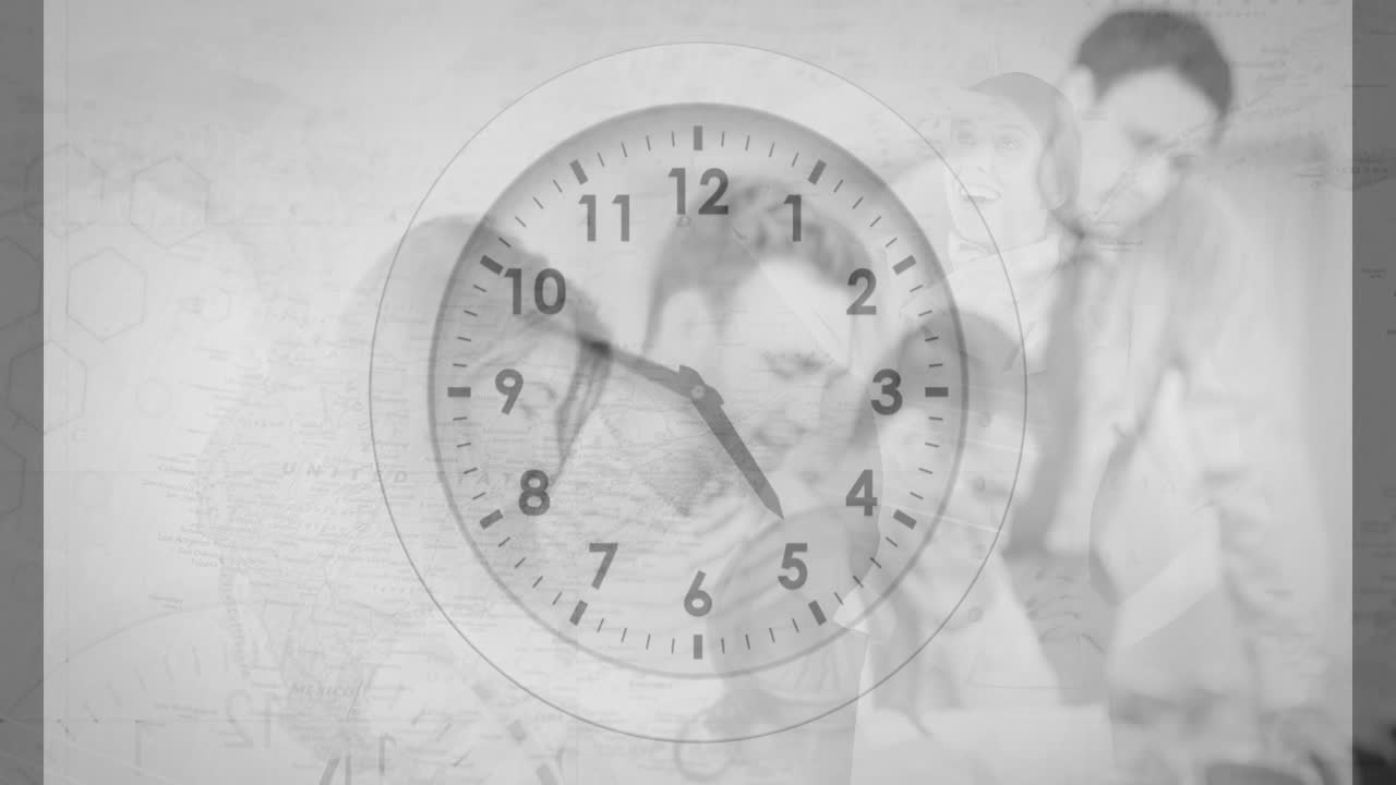 회색 배경에 대한 카운트다운 4k