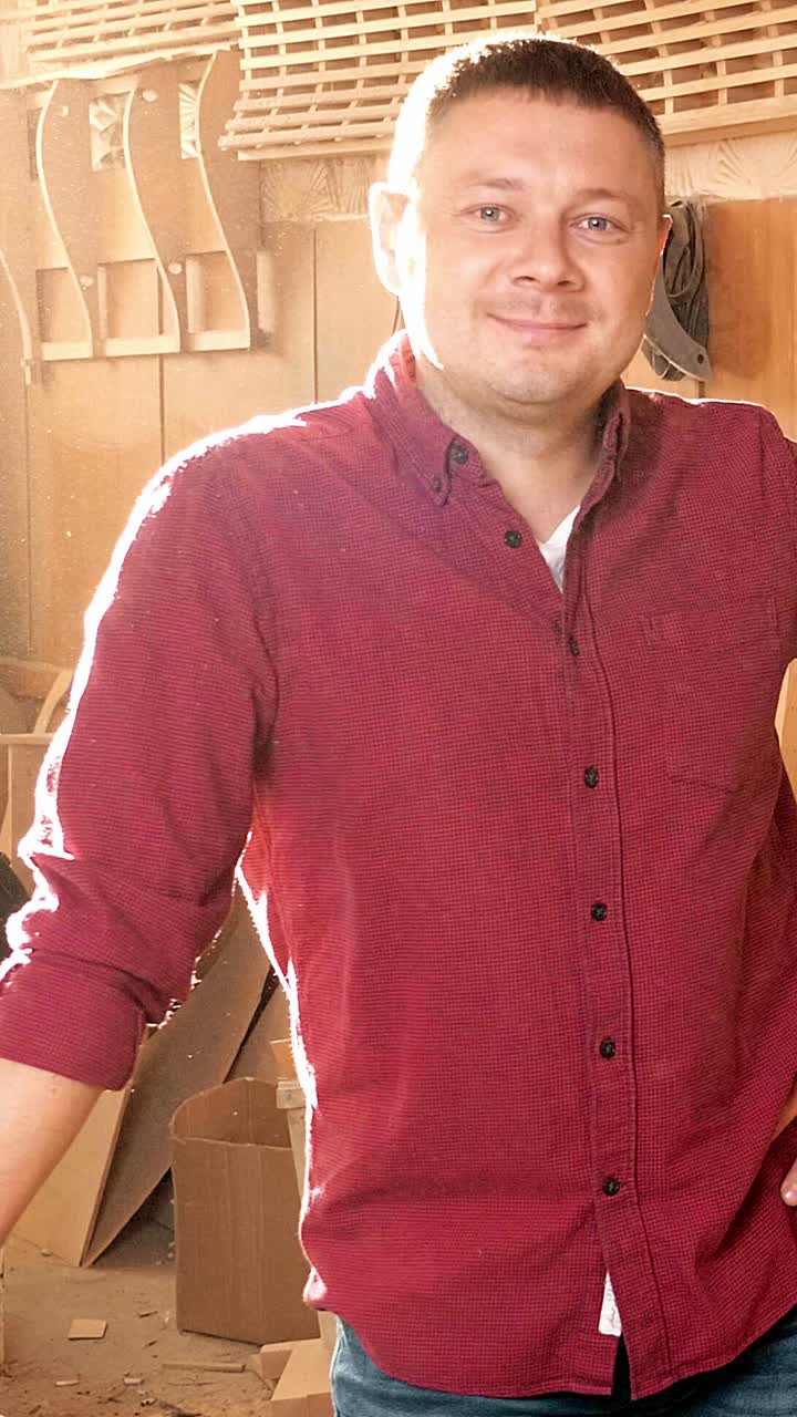 Craftsman in a Woodworking Workshop