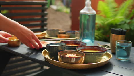 outdoor dining experience