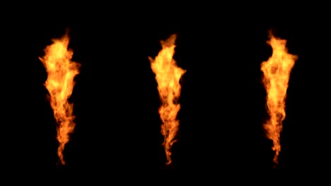 diseño de concepto de fuego en fondo negro
