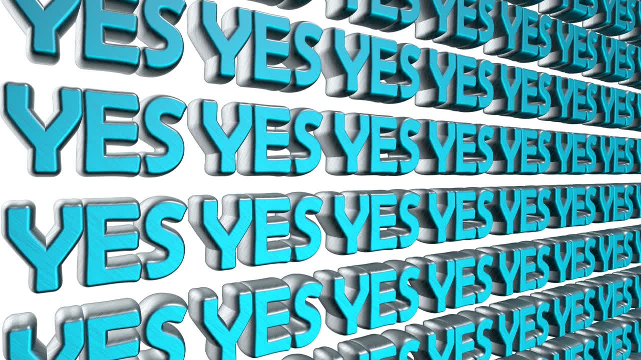 Yes 3d text floating on the screen. Animation for yours presentation.