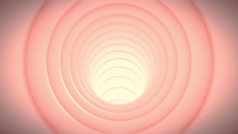 tunnel of abstract loop pale pink