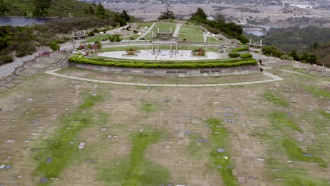 aerial: half moon bay skylawn funeral home