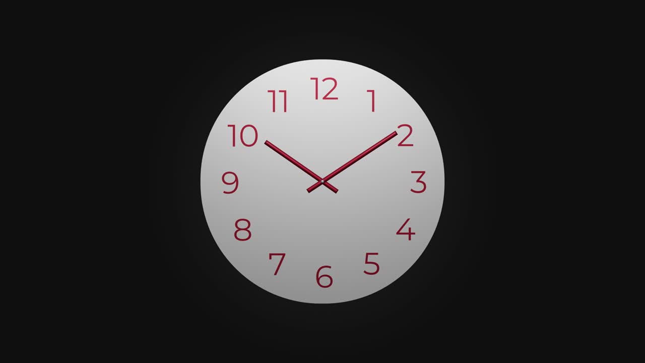 reloj contando hacia atrás 24 horas día velocidad rápida lapso de tiempo 4k hd