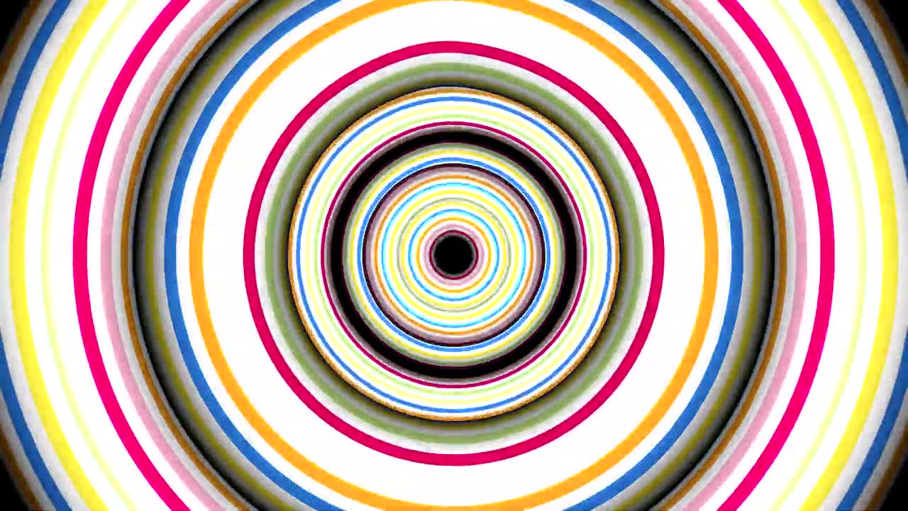 círculos rayas colores movimiento fondo