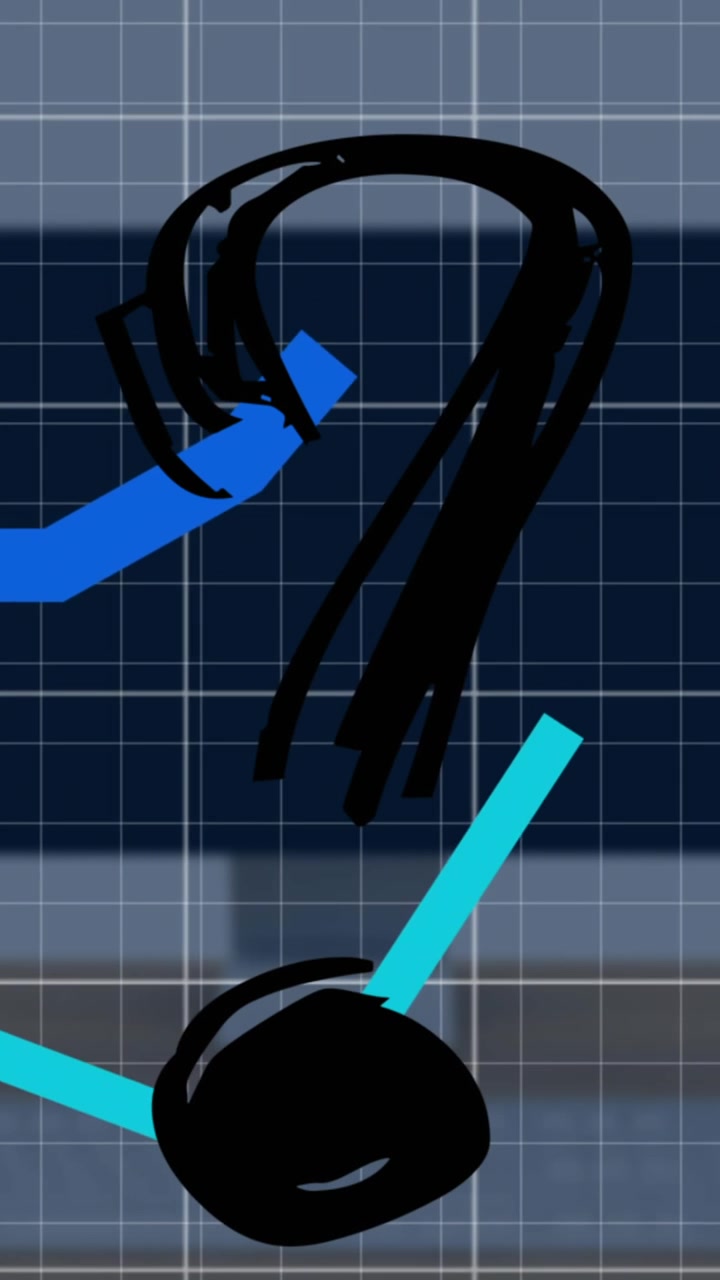 Digital animation depicts data flow and global computing, ending with a question mark.