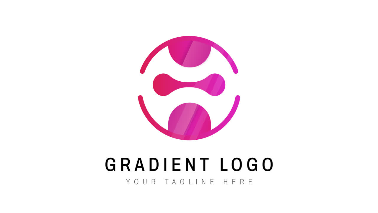 그라데이션 로고 디자인