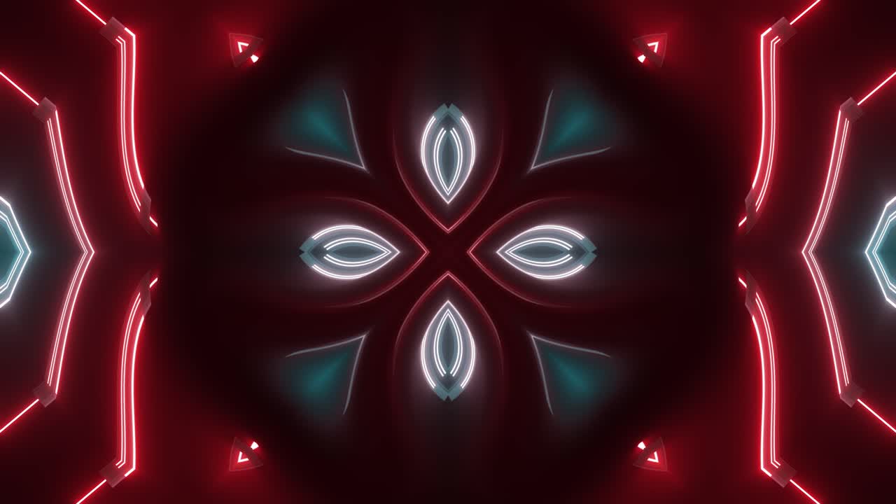 patrón abstracto geométrico de neón