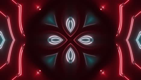 patrón abstracto geométrico de neón