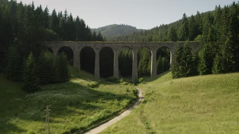 approaching a railway bridge