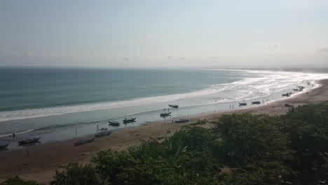 sea waves on the beautiful beach