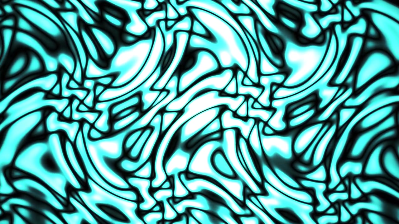 Abstract Green Liquid Motion Background with Expanding Circular Pulse