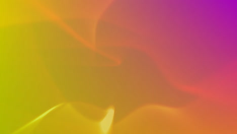 animación digital de ondas digitales contra un fondo de gradiente amarillo y rosa