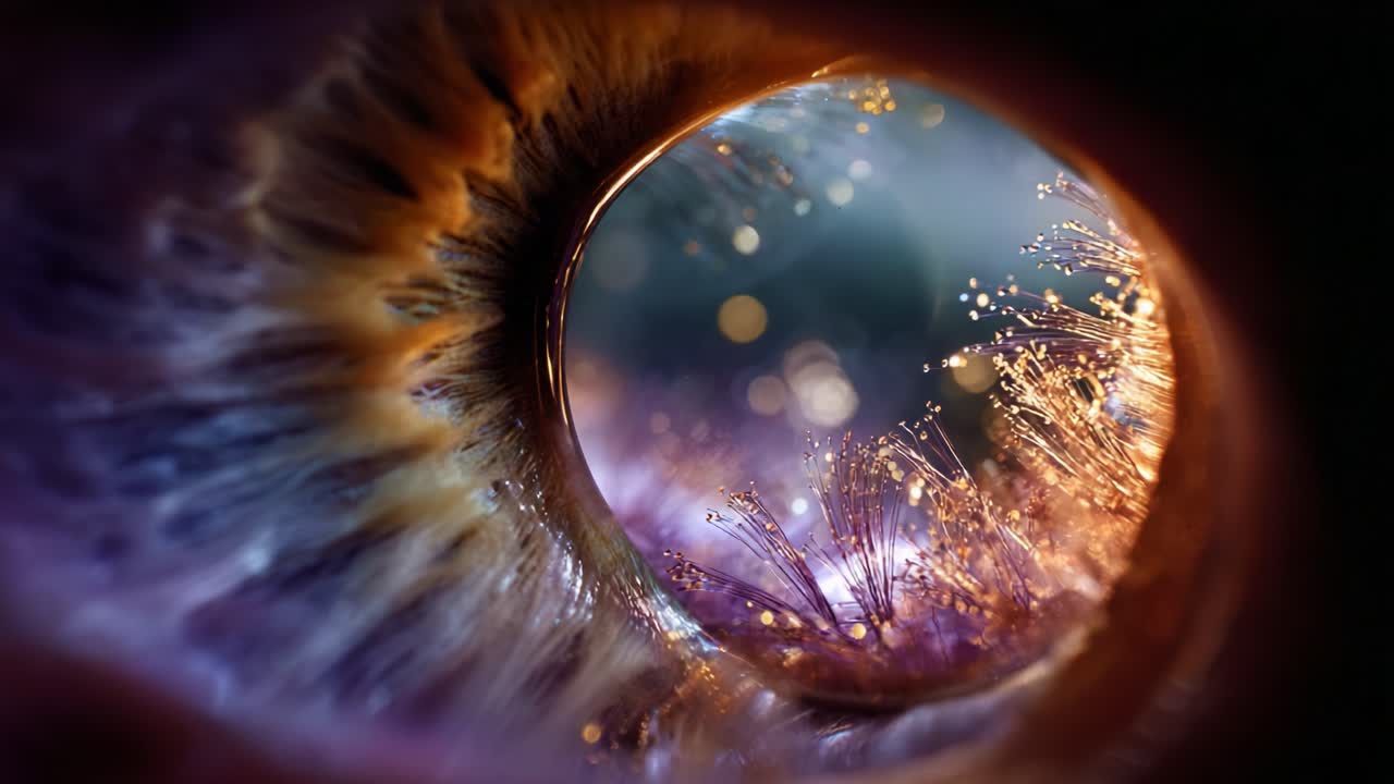 Exploring the Intricate Beauty of the Human Eye: A Mesmerizing Close-Up of Colors and Textures, Showcasing the Unique Patterns Within the Iris and Pupil Dynamic Light Reflections
