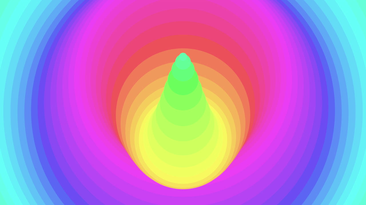 espiral vibrante con centro radiante una exhibición dinámica de energía