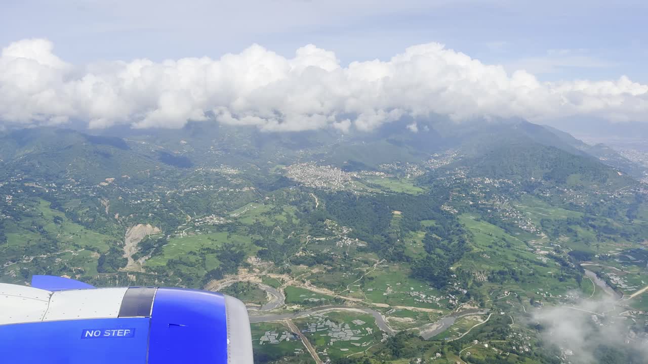 Footage of the runway at Tribhuvan International Airport in Kathmandu, Nepal, featuring aircraft movements, aviation activity, and travel scenes at the country’s main international air gateway