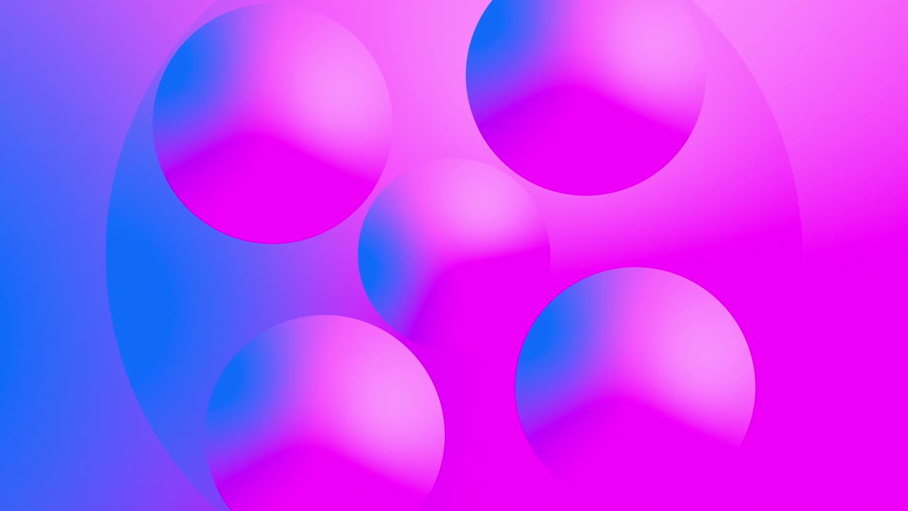 3d render of shining rings and circles with multicolored gradient effect. Computer generated abstract background of vibrance circles