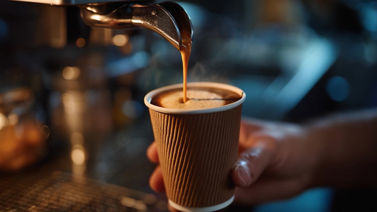 Fængslende øjeblikke med kaffebrygning: Oplev aromaen og smagen i hver dampende kop, perfekt fremstillet til kaffeentusiaster og -elskere.