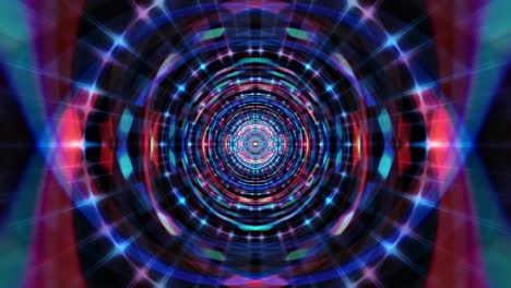 túnel de comunicación de alta velocidad de ciencia ficción de alta tecnología. 4k 3d bucle sin costuras abstracto internet canal de telecomunicaciones energía red de circuitos eléctricos animación. túnel digital cuadrado matriz futurista
